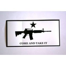 Come And Take It Carbine Bumper Sticker
