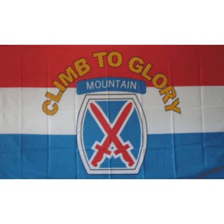 Mountain 10th Division 3'x 5' Economy Flag