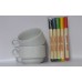 Customizable Stacking Mugs + Marker Set
