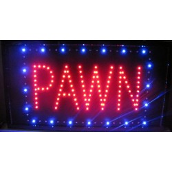 13" x 24" Pawn LED Sign