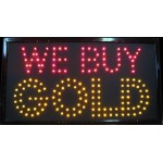 13" x 24" We Buy Gold LED Sign