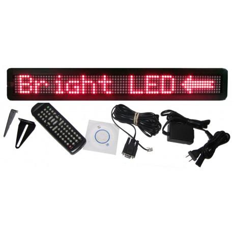 4"H x 24"W 3 Color Scrolling LED Sign