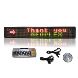 6" H x 40" W 3 Color Scrolling LED Sign