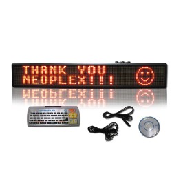 6"H x 40"W One Color Scrolling LED Sign