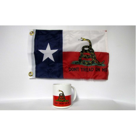 Texas Gadsden Coffee Mug - Don't Tread On Me