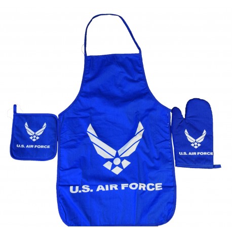 United States Air Force Apron & Oven Mitt Set