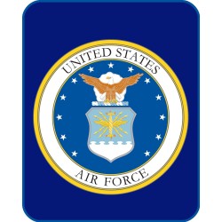 United States Air Force Mink Fleece Blanket