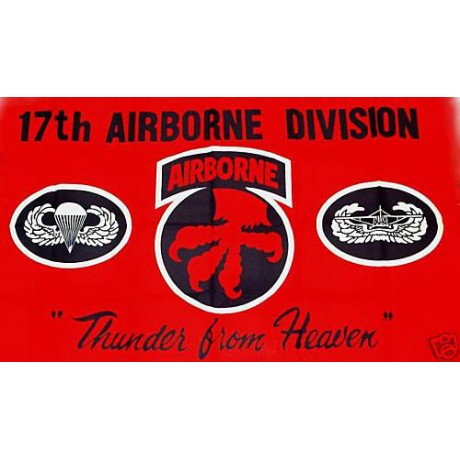 Army 17th Airborne 3'x 5' Economy Flag