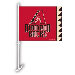 Arizona Diamondbacks Two Sided Car Flag