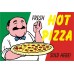 Fresh Hot Pizza 2' x 3' Vinyl Business Banner