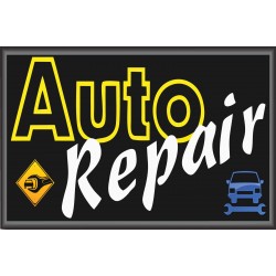 Auto Repair 2' x 3' Vinyl Business Banner