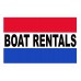 Boat Rentals 2' x 3' Vinyl Business Banner