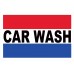 Car Wash Patriotic 2' x 3' Vinyl Business Banner