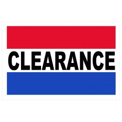 Clearance 2' x 3' Vinyl Business Banner