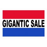 Gigantic Sale 2' x 3' Vinyl Business Banner