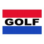 Golf 2' x 3' Vinyl Business Banner