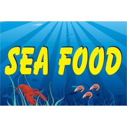 Seafood Simple 2' x 3' Vinyl Business Banner