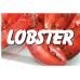 Lobster 2' x 3' Vinyl Business Banner