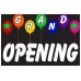 Grand Opening Balloons 2' x 3' Vinyl Business Banner