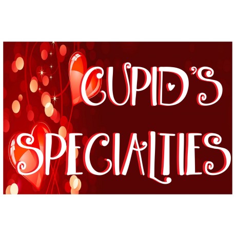 Valentine Cupid's Specialties 2' x 3' Vinyl Business Banner