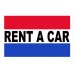 Rent A Car 2' x 3' Vinyl Business Banner
