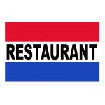 Restaurant 2' x 3' Vinyl Business Banner