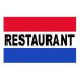 Restaurant 2' x 3' Vinyl Business Banner