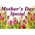Mother's Day Specials Pink 2' x 3' Vinyl Business Banner