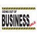 Going Out Of Business Sale Yellow Bars 2' x 3' Vinyl Business Banner