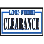 Factory Authorized Clearance 2' x 3' Vinyl Business Banner
