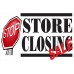 Store Closing Stop Sign 2' x 3' Vinyl Business Banner