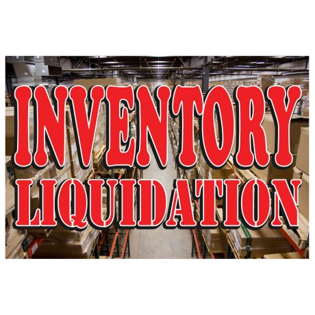 Inventory Liquidation 2' x 3' Vinyl Business Banner