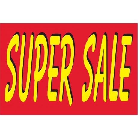 Super Sale Bright 2' x 3' Vinyl Business Banner