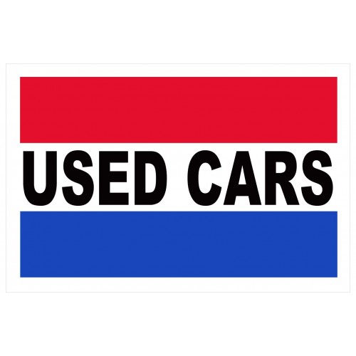 Used Cars 2' x 3' Vinyl Business Banner (BN0236) by