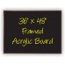 36"x 48" Wood Framed Acrylic Sign