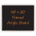 48" x 60" Wood Framed Acrylic Sign
