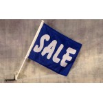 Sale Blue 12" x 15" Car Window Flag