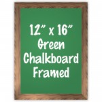 12" x 16" Wood Framed Green Chalkboard Sign