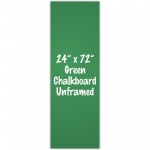 24" x 72" Unframed Green Chalkboard Sign