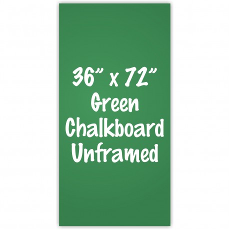 36" x 72" Unframed Green Chalkboard Sign
