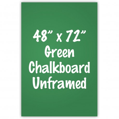 48" x 72" Unframed Green Chalkboard Sign