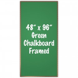 48" x 96" Wood Framed Green Chalkboard Sign