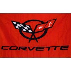 Corvette Red 3' x 5' Polyester Flag