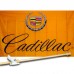 CADILLAC GOLD 3' x 5'  Flag, Pole And Mount.