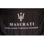 Maserati Black 3' x 5' Polyester Flag