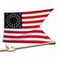 UNION CAVALRY 3' x 5'  Flag, Pole And Mount.