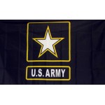 Army Star of One 3'x 5' Economy Flag