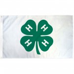 4 H Club 3' x 5' Polyester Flag