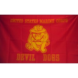 Marines Devil Dogs 3'x 5' Economy Flag