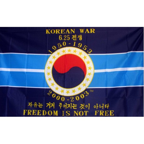 Korean War 3'x 5' Economy Flag